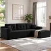 VASAGLE Modulares Sofa, Ecksofa mit Liege rechts, 242 cm Produktbild-Vorschau 6