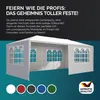 Casaria Gazebo da Giardino 3x6m Protezione UV 18m² Anteprima dell’immagine prodotto 8