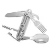Reise Camping Edelstahl Klappbesteck Besteck Set 6in1 Produktbild-Vorschau 8