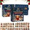 2er 3D Highland Cow Adventskalender mit nummerierten Produktbild-Vorschau 1