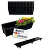 BURI 6 inserts de jardinières pour palettes Euro avec tapis Voir les images du produit 2
