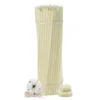 Candele bianche in cera d'api n. 40 – 100 pezzi – lunghezza Anteprima dell’immagine prodotto 1