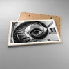 Gerahmtes Poster - Rahmen in heller Eiche - Treppe Spirale Produktbild-Vorschau 3