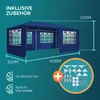 CASARIA® Pavillon 3x6m UV-Schutz 18m² Dachösen Produktbild-Vorschau 5