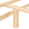 Homestyle4u Holzbett Jugendbett Palettenbett 140x200 mit Produktbild-Vorschau 12