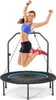 KOMFOTTEU 2-in-1 Fitness Trampolin, Ø 101 cm Produktbild-Vorschau 1