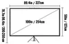 VEVOR 16:9 Beamer Leinwand Rolloleinwand Stativ 4K Produktbild-Vorschau 7