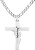 Johnny Hallyday Pendentif Croix Guitare Chaîne Argent Voir les images du produit 3