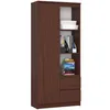 Akord Libreria Aperta Wenge 80X35X180 Cm Anteprima dell’immagine prodotto 1
