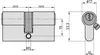 BASI – cylinder budowlany – G101 – 30/35 mm – podwójny Podgląd zdjęcia produktu 2