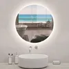 Miroir de salle de bain LED rond 90cm avec rétro-éclairage, Voir les images du produit 1