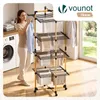 VOUNOT® Wäscheständer Turm 4 Ebenen Turmwäscheständer Produktbild-Vorschau 2