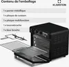 Klarstein AirGlaze Friteuse Air Fryer – 34 L, 2000 W, 9 Voir les images du produit 6