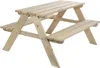 Kinder Picknicktisch aus Holz 90x79x50cm Kindermöbel Produktbild-Vorschau 1