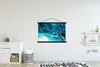 MuchoWow® Textilposter Marmoroptik - Blau - Gold - Luxe - Produktbild-Vorschau 2