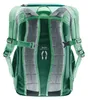 The back of a green Deuter backpack. Voir les images du produit