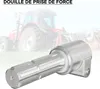 Wiltec Manchon de Prise de force Cardan - Longueur 160 mm - Voir les images du produit 2