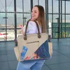Sunsa Damen Handtasche. XXL Tasche aus Canvas/Leinwand & Produktbild-Vorschau 6