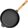 Gusseisenpfanne 26cm Gußeisenpfanne 65mm hoch mit Holzgriff Produktbild-Vorschau 9
