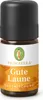 A small brown glass bottle with a black cap, labeled with brand and product information. Produktbild-Vorschau