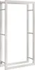 vidaXL Brennholzregal 80x28x154 cm Edelstahl Produktbild-Vorschau 4