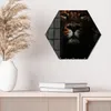 DEQOART Glasbild Echtglas 40x35 cm 'Königlicher Fokus' Produktbild-Vorschau 4