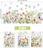 Fensterbilder Frühling Deko - 3 Bögen Blumen Fensterbilder Produktbild-Vorschau 2