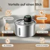 3-litrowa automatyczna fontanna dla kotów ze stali Podgląd zdjęcia produktu 2