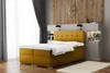 Boxspringbett Schlafzimmerbett ABELT 140x200cm in Stoff Produktbild-Vorschau 1