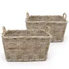 Panier en rotin pour plantes lot de 2 XXL 60 cm Kubu gris Voir les images du produit 8