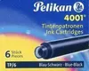 Pelikan® 301184 Cartouche d'encre 4001® TP/6 - bleu-noir, 6 Voir les images du produit 2