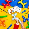 Sada modelovacích balónků + pumpa: Barevné dlouhé balónky Náhled obrázku produktu 3