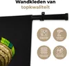 MuchoWow® Wandteppich Wandbehang Hund - Sombrero - Schwarz Produktbild-Vorschau 3