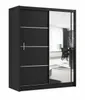 Schwebetürenschrank VISTA 150 cm mit Spiegel – moderner Produktbild-Vorschau 1