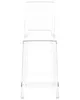 BELIANI Set aus 2 Barhockern Transparenter Kunststoff 99 cm Produktbild-Vorschau 5