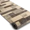 Tapis de couloir KARMEL Deski planches caramel gris 100cm Voir les images du produit 2