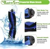 A product image showcasing a vacuum cleaner brush roll with water splashing around it, accompanied by descriptive text and close-up insets highlighting its features. Produktbild-Vorschau