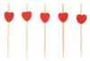PAPSTAR Fingerfood-Spieße "Heart" Länge: 70 mm aus Bambus Produktbild-Vorschau 4