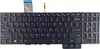 A black laptop keyboard with two ribbon cables attached to the top. Produktbild-Vorschau