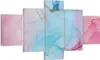 Bild auf Leinwand - Leinwandbild - 5 Teile - Marmor Rosa Produktbild-Vorschau 1