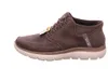 A side view of a brown Skechers shoe against a white background. Náhled obrázku produktu