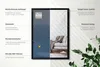 Nástěnné zrcadlo s černým rámem z MDF - Zrcadlo Elegant Náhled obrázku produktu 8