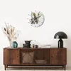 Wanduhr - Rund - Glasuhr - Elefanten tier safari afrika - Produktbild-Vorschau 7
