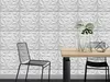 DECCART | 3D stenové panely | Biele | Lamely na doske | Náhľad obrázku produktu 4