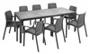 Cortanze - set Tafel en Stoelen, Antraciet Zwart, Productafbeelding-voorbeeld 2
