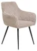 HOMLA SATORI FASO Kord Stuhl beige 58x62x79 cm Produktbild-Vorschau 1