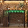 Stolik barowy COSTWAY, stół jadalny z oświetleniem RGB, Podgląd zdjęcia produktu 9