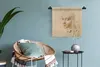 MuchoWow® Wandteppich Wandbehang Skizze - Leonardo da Vinci Produktbild-Vorschau 4