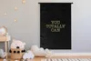 MuchoWow® Wandteppich Wandbehang Zitate - Motivation - Gold Produktbild-Vorschau 3
