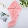 Sušenie vlasov HANDSHIRT Head Cap LEAVING Mikrovlákno Pink Náhľad obrázku produktu 3